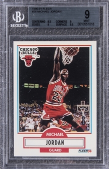 1990-91 Fleer #26 Michael Jordan - BGS MINT 9